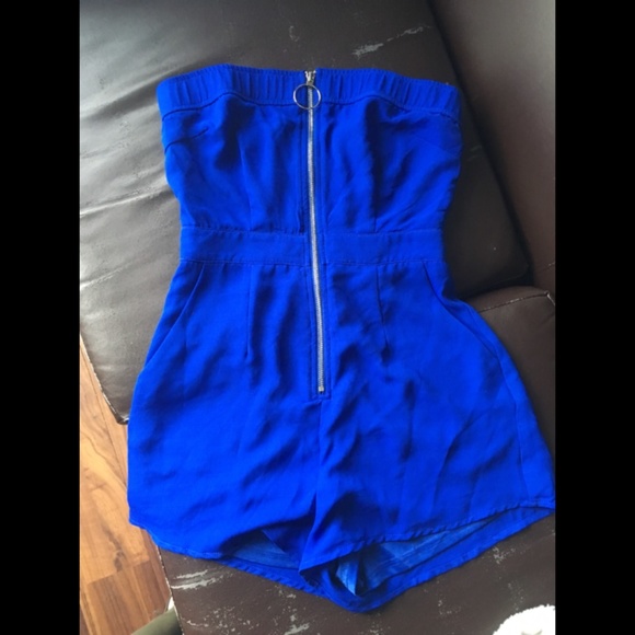Pants - Blue Romper